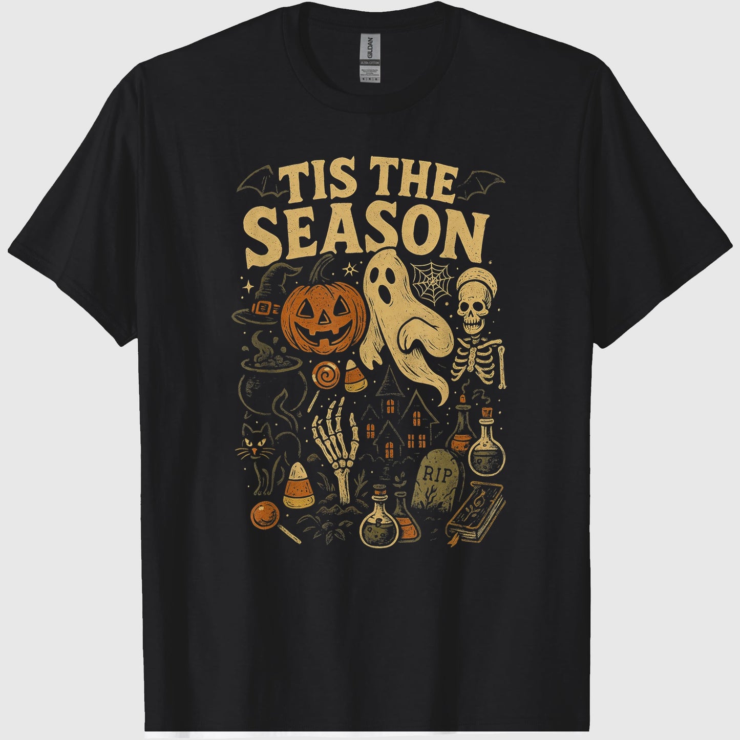 Retro Halloween Tis' The Season T-Shirt