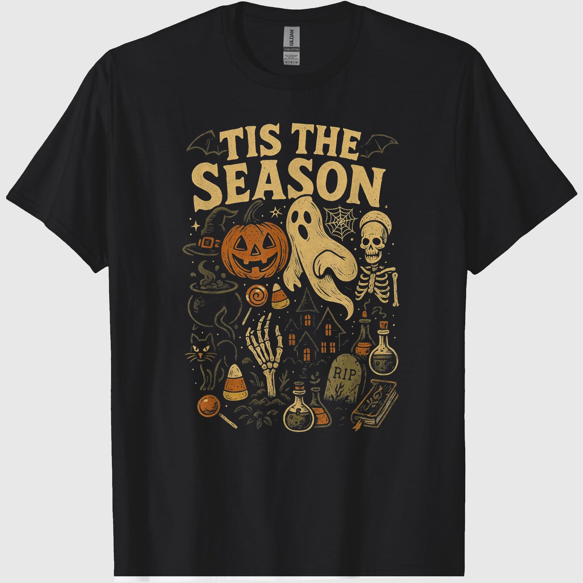 Retro Halloween Tis' The Season T-Shirt