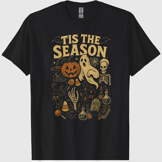 Retro Halloween Tis' The Season T-Shirt