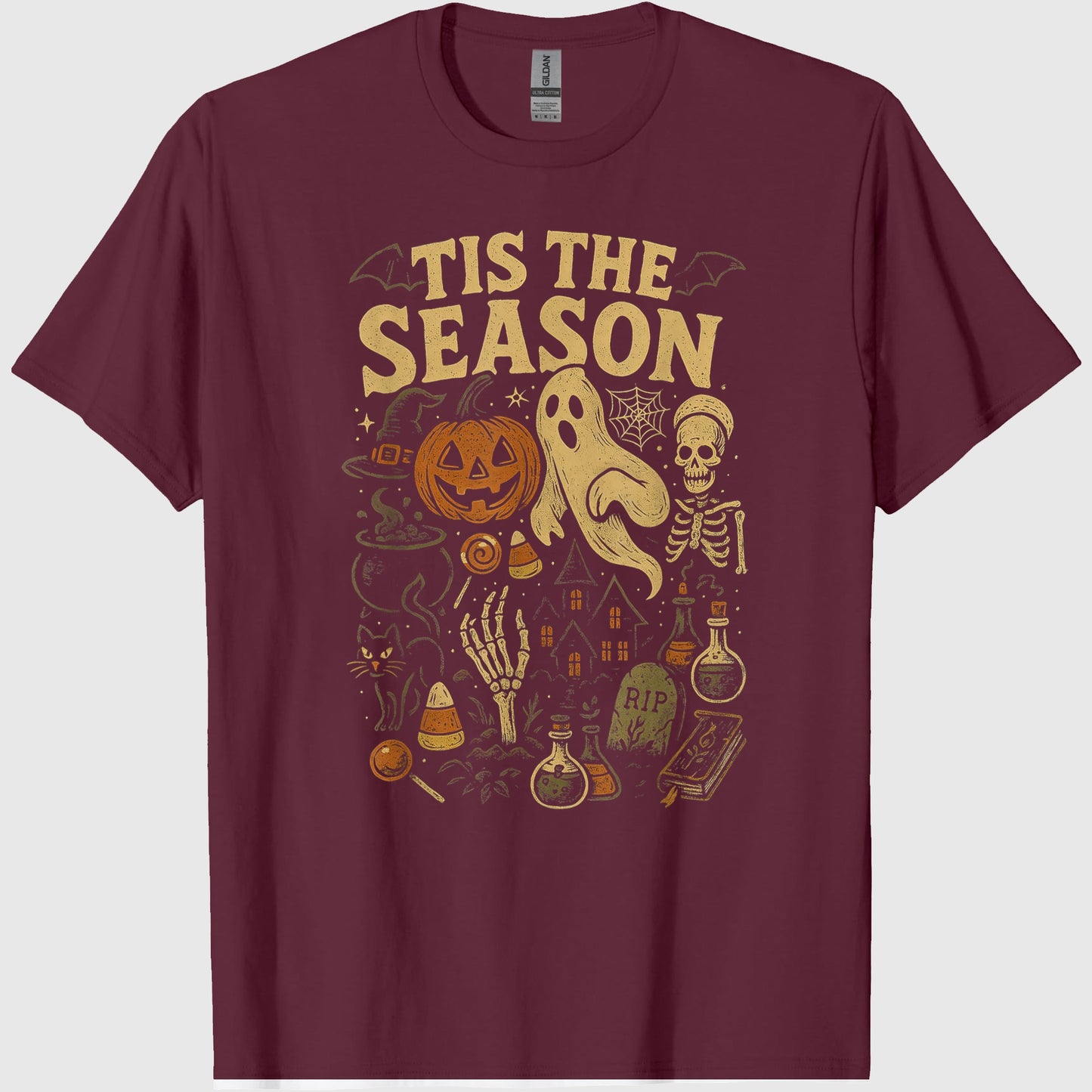Retro Halloween Tis' The Season T-Shirt