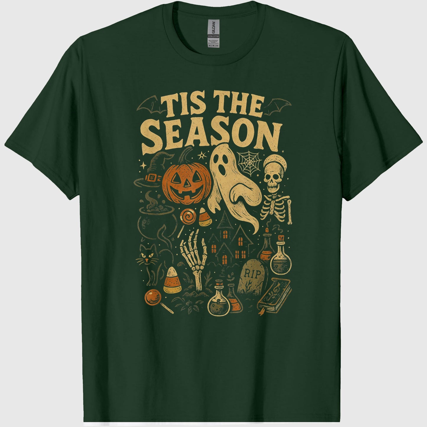 Retro Halloween Tis' The Season T-Shirt
