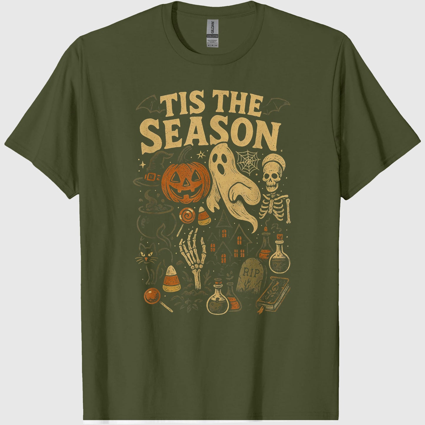 Retro Halloween Tis' The Season T-Shirt